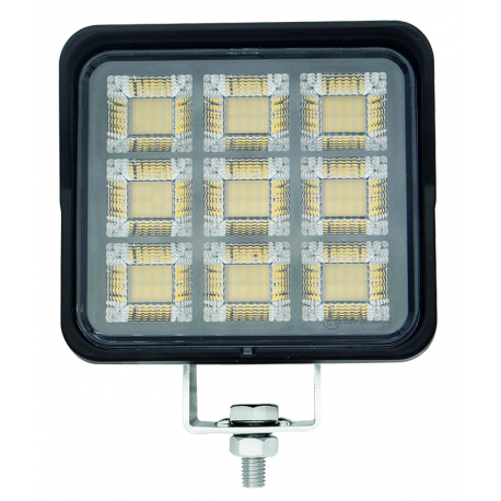 RECTANGULAR WORK LIGHT 9 LED 12,200 LUMENS